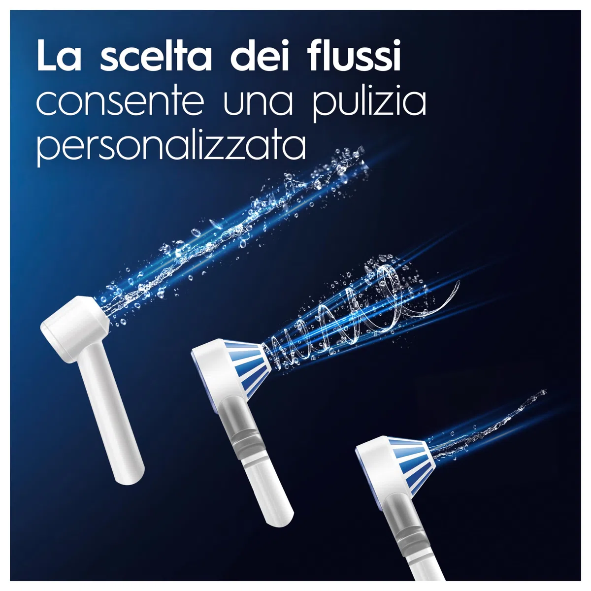 Oral-B Idropulsore, 2 Beccucci Oxyjet, Spazzolino Elettrico iO6, 2 Testine, Bianco - 1 Idropulsore con Beccuccio Oxyjet e Beccuccio con Getto D'Acqua, 2 Testine di Ricambio per Spazzolino Elettrico,