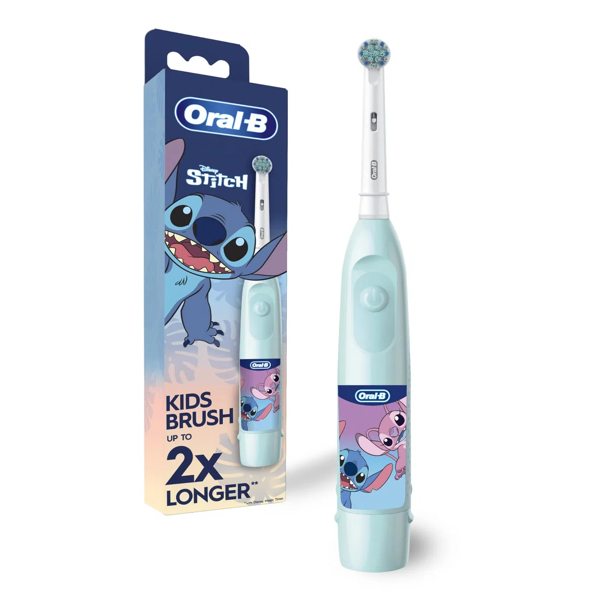 Oral-B Spazzolino da denti elettrico a batteria, con setole extra morbide che cambiano colore, per bambini dai 3 anni in su