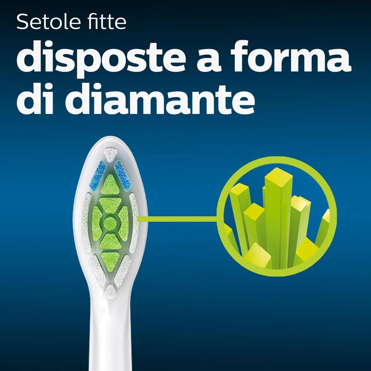Philips Sonicare HX6064/10, Pack da 4 Testine di Ricambio W2 Optimal White Standard per Spazzolino Elettrico Sonico, con RFID, Per Denti Bianchi, Bianco