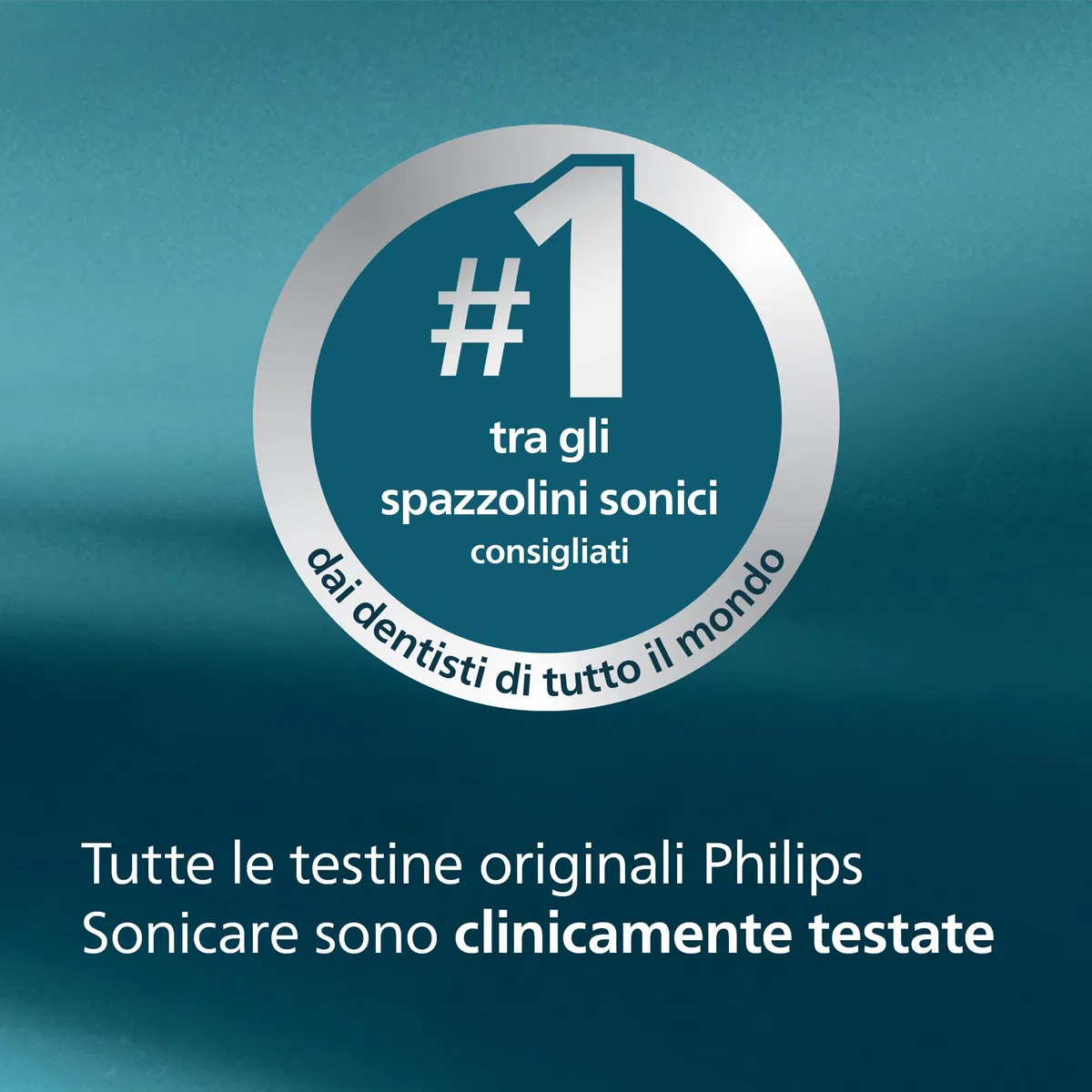PHILIPS Sonicare G3 Premium Gum Care, testine di ricambio originali, bianco, confezione da 6, HX9056/87, Nuovo, 6 Testine