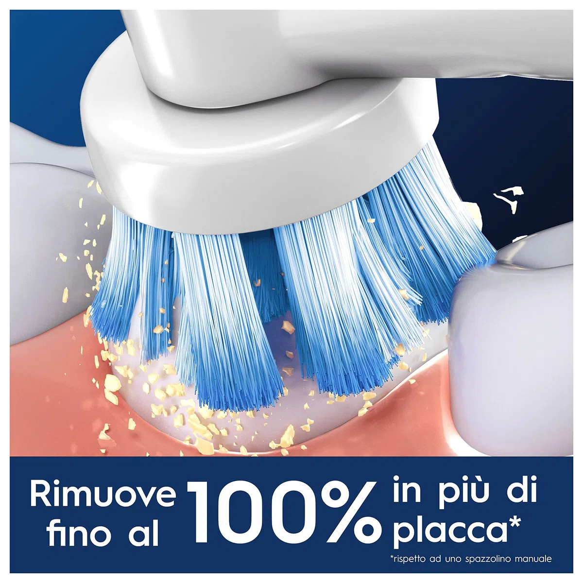 Oral-B Testine di Ricambio Sensitive Clean, Bianche, 10 Ricambi - 10 Testine di Ricambio per Spazzolino Elettrico, Rotonde Originali, Confezione Adatta alla Buca delle Lettere