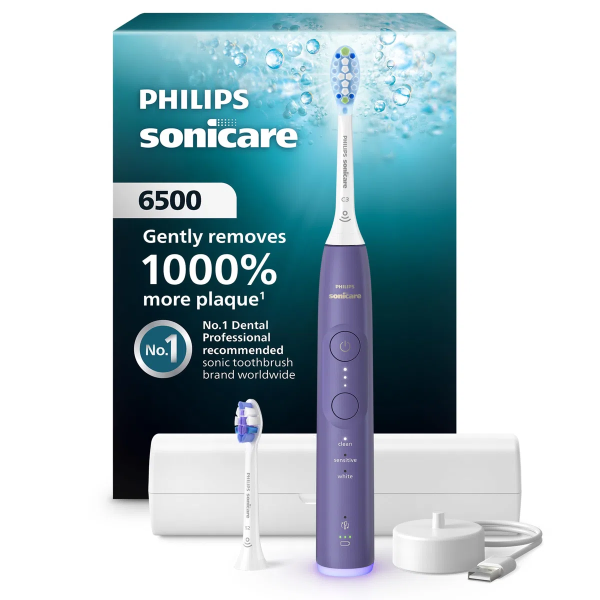 Philips Sonicare 6500 Spazzolino da denti ricaricabile Viola
