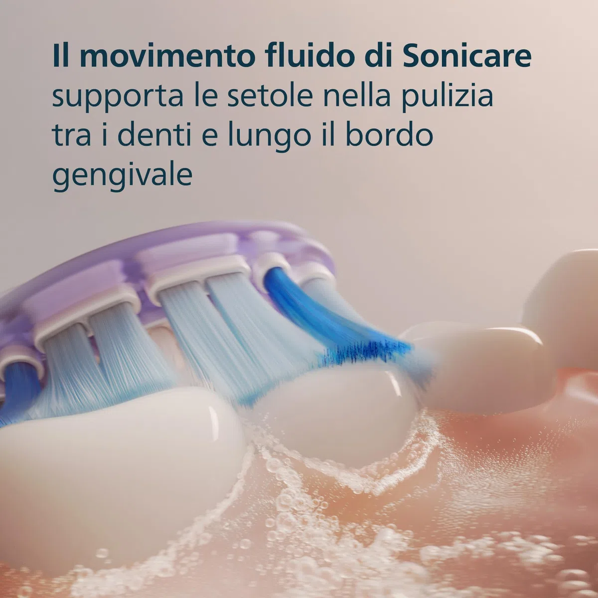 PHILIPS Sonicare G3 Premium Gum Care, testine di ricambio originali, bianco, confezione da 6, HX9056/87, Nuovo, 6 Testine