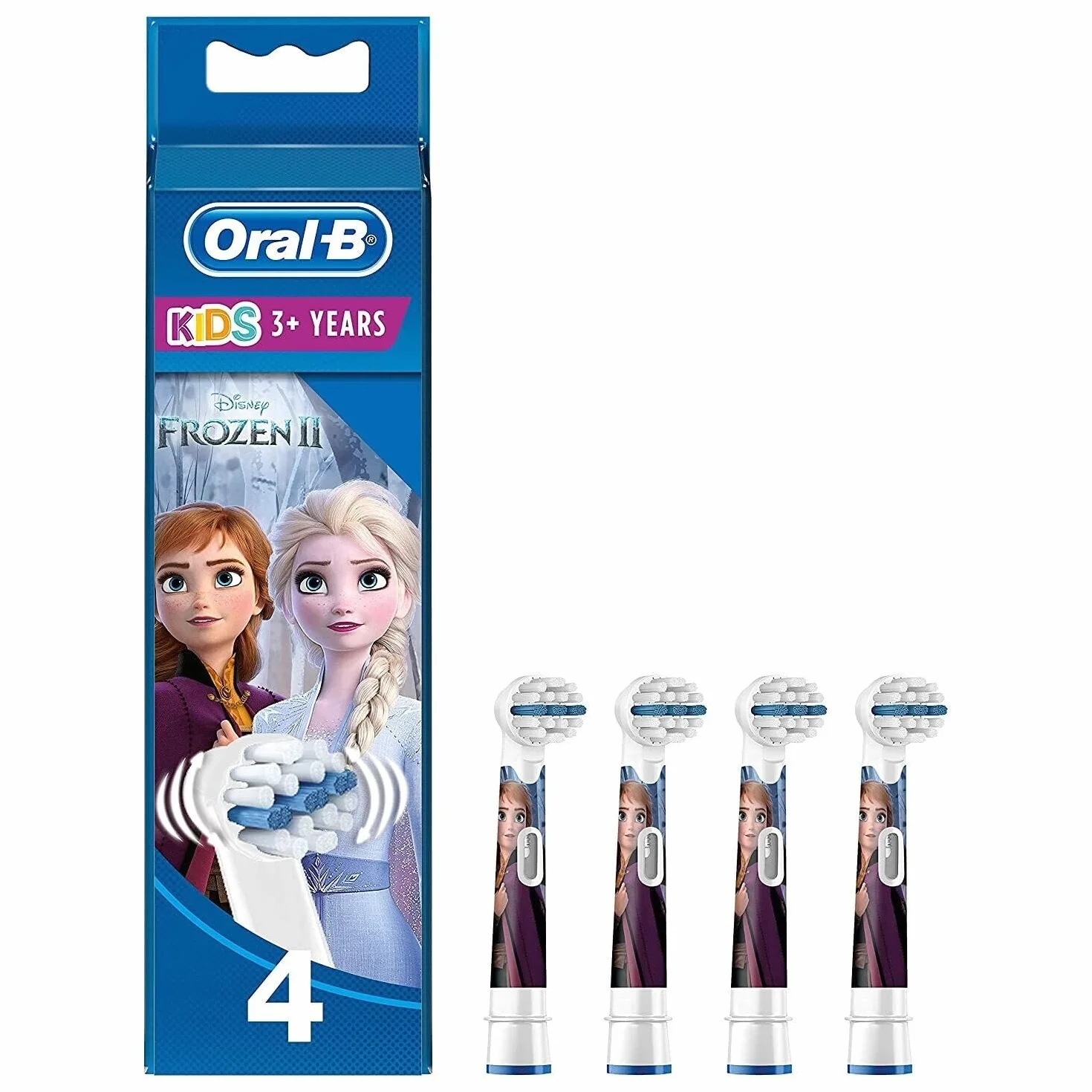 Oral-B Kids Stages Power Frozen - Set di 4 testine di ricambio