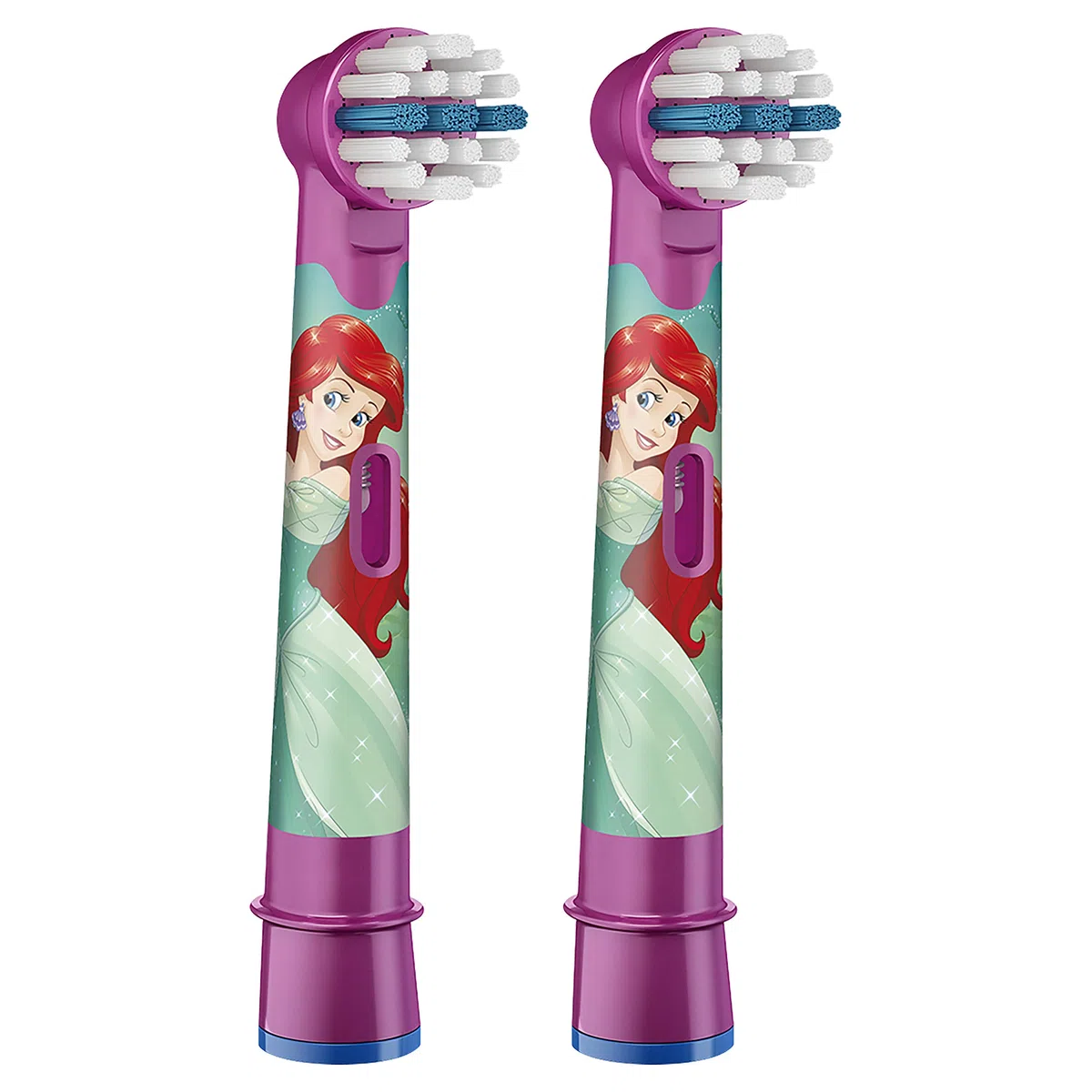Oral-B Testine di ricambio per bambini extra morbide con principesse Disney, dai 3 anni in su, 2 pezzi