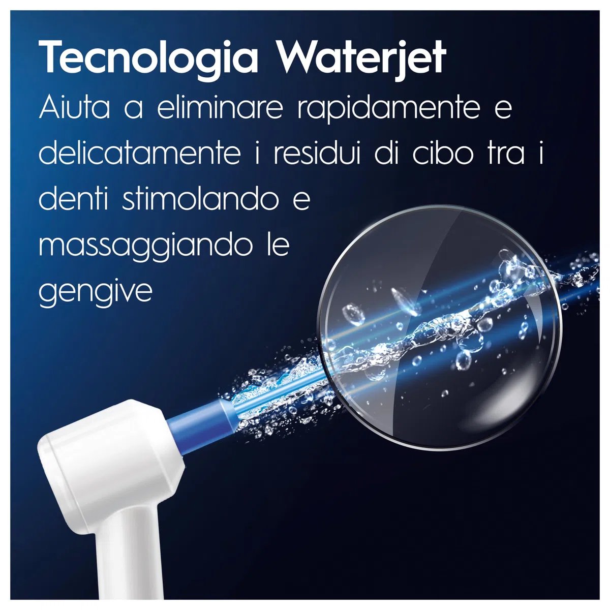 Oral-B Idropulsore, 2 Beccucci Oxyjet, Spazzolino Elettrico iO6, 2 Testine, Bianco - 1 Idropulsore con Beccuccio Oxyjet e Beccuccio con Getto D'Acqua, 2 Testine di Ricambio per Spazzolino Elettrico,