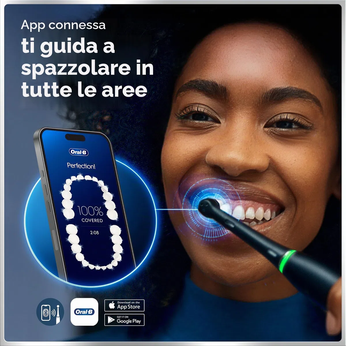 Oral-B iO Series 6 Electric Toothbrush with (1) Brush Head, Gray Opal