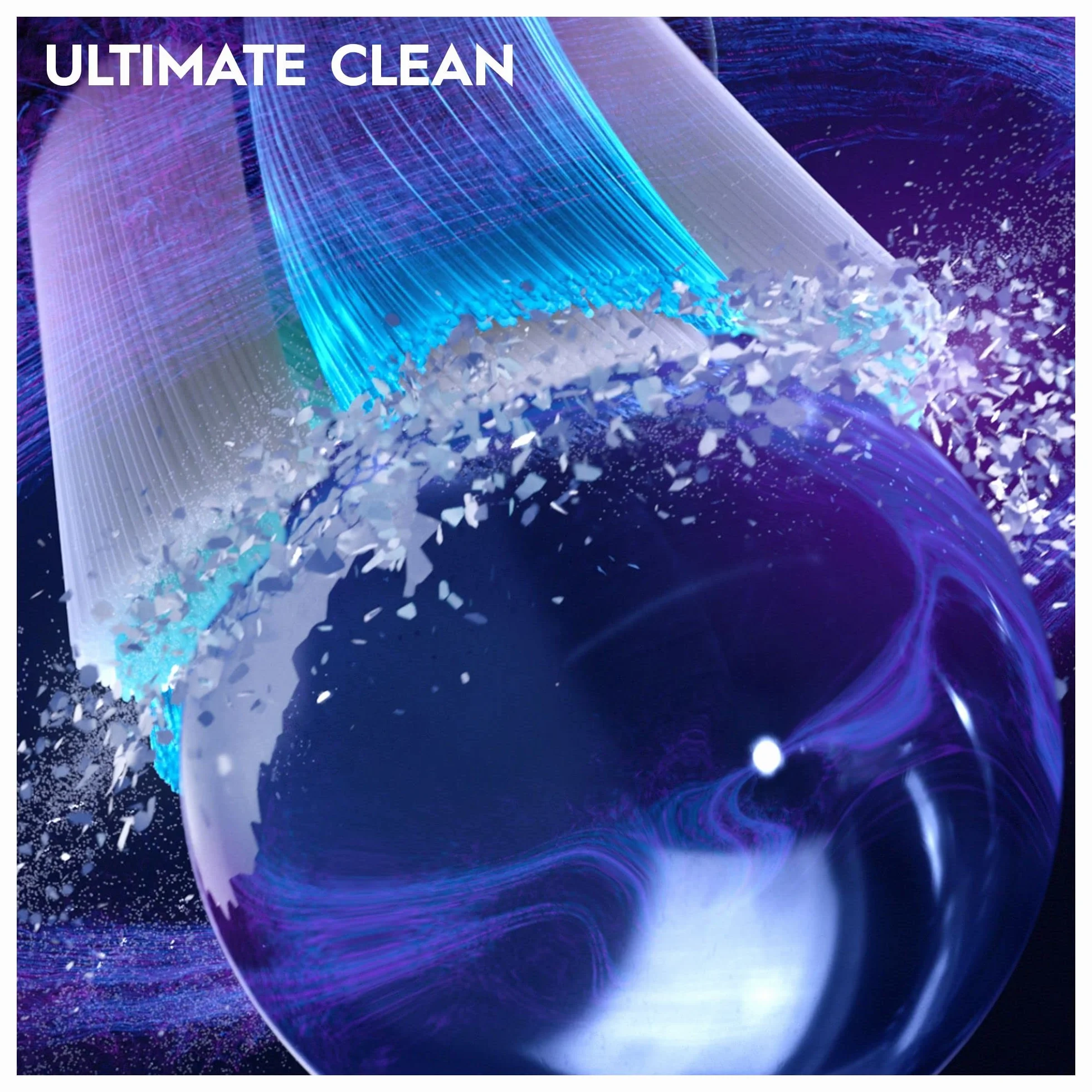 Oral-B iO Ultimate Clean Testine Spazzolino Elettrico, Confezione da 8 Testine di Ricambio Nere, Rimuove il 100% della Placca, Progettate per il tuo Oral-B iO, Adatto alla Buca delle Lettere