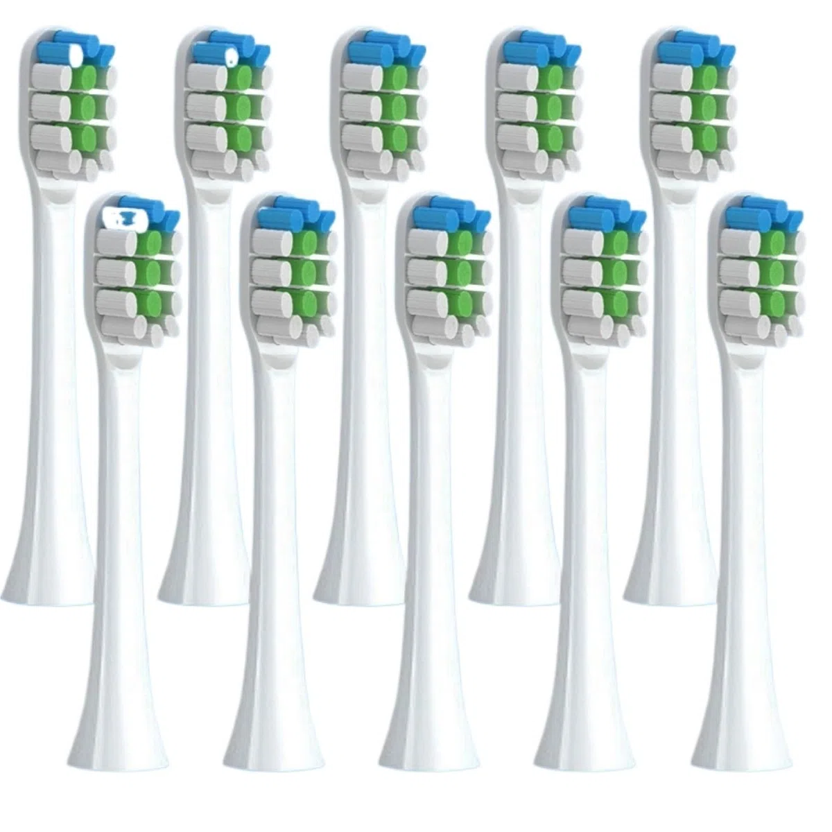 Testina Di Ricambio Per Spazzolino Da Denti, Compatibile Per Lebooo LBT-203552A, LBT-203554A, LBT-203532AA, LBT203552B, LBT-203557A Spazzolino Elettrico(10 pcs)
