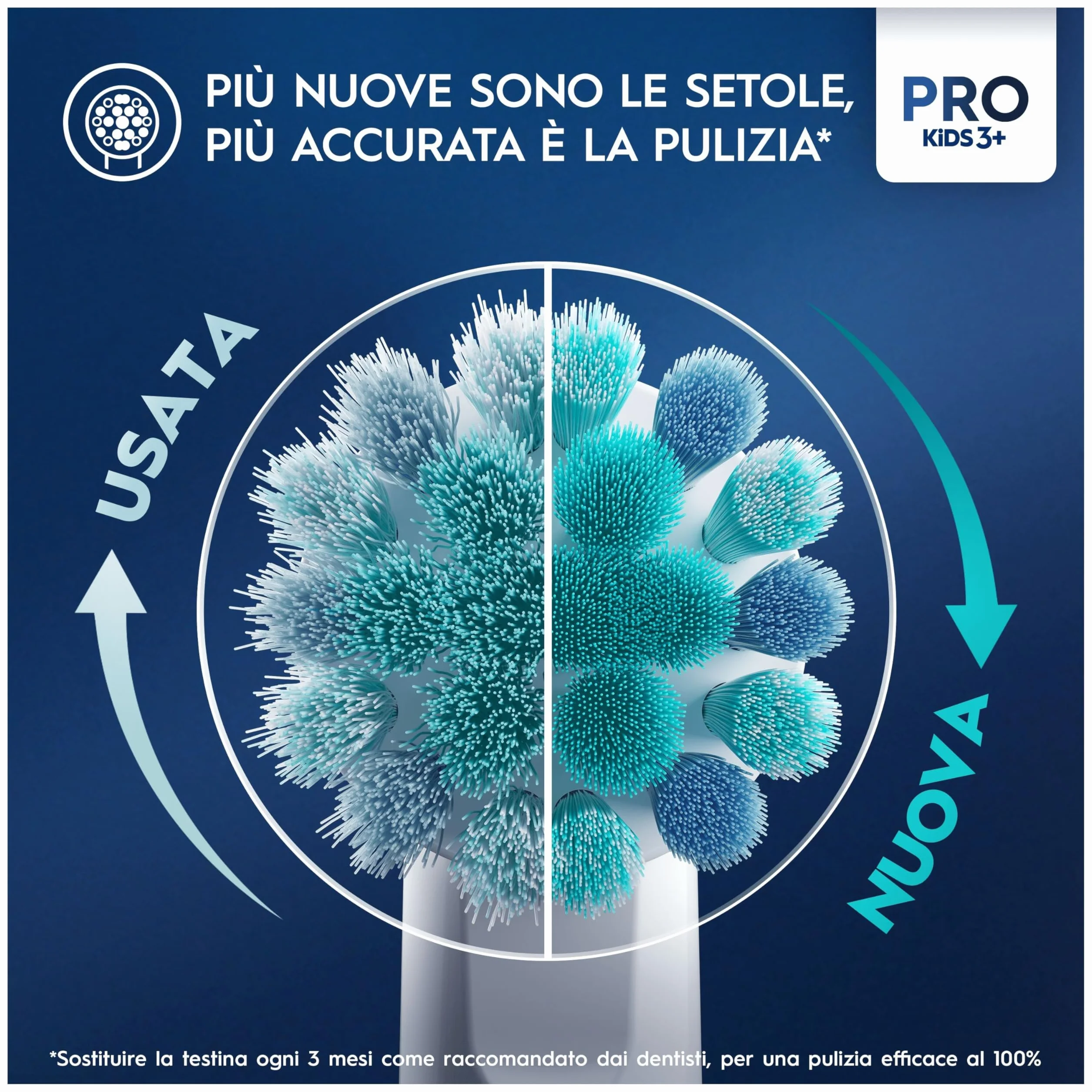 Oral-B Spazzolino Elettrico Ricaricabile Pro Kids Marvel Spiderman, 1 Testina, per Bambini da 3 Anni in Su, 1 Spazzolino