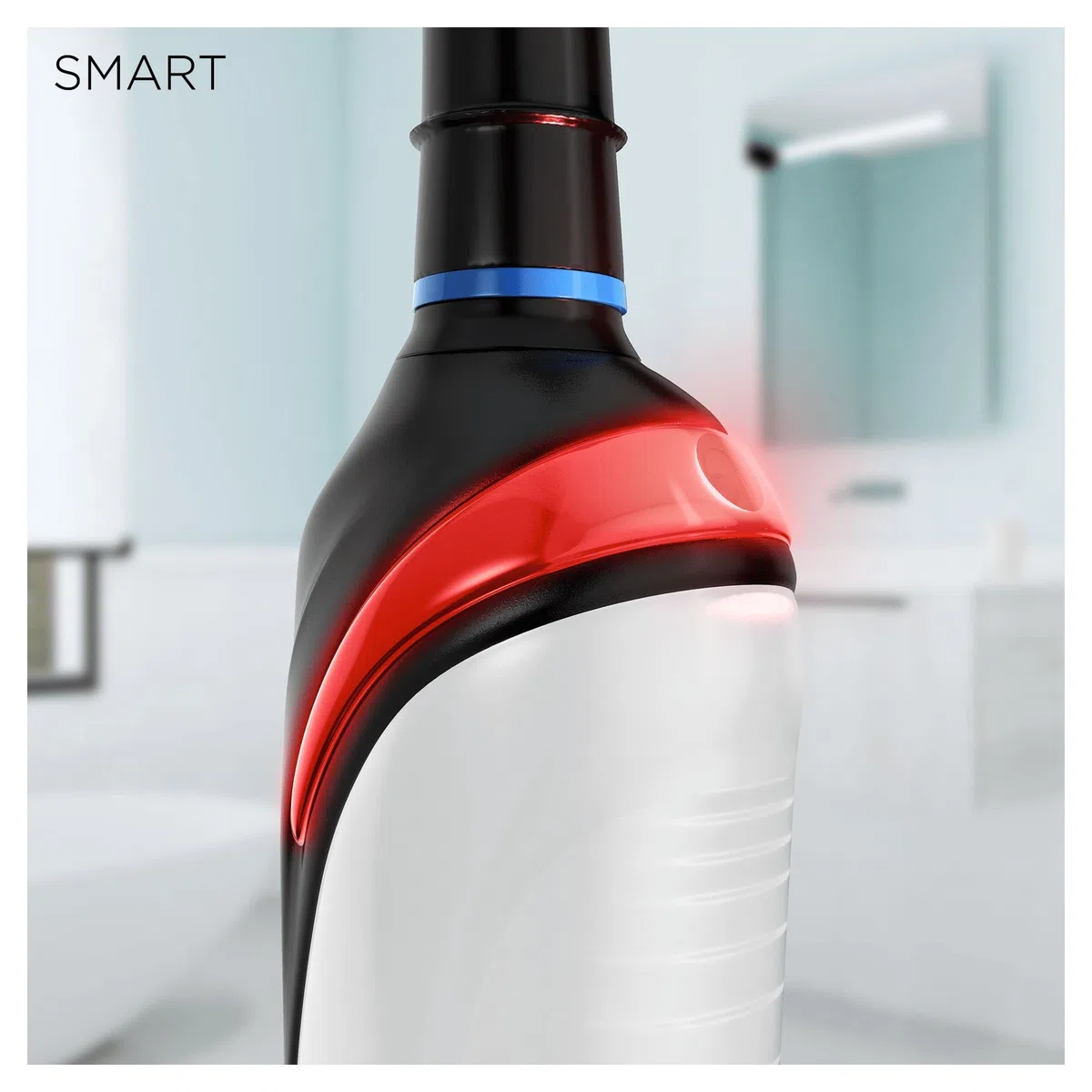 Oral-B Smart 4 4500 CrossAction Spazzolino Elettrico Ricaricabile, 1 Manico Nero Connesso, 3 Modalità Tra Cui Sbiancante e Denti Sensibili, 2 Testine, Custodia da Viaggio Premium