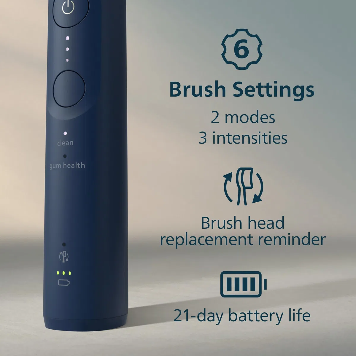 Philips Sonicare 5900 Spazzolino da denti ricaricabile Blu marino