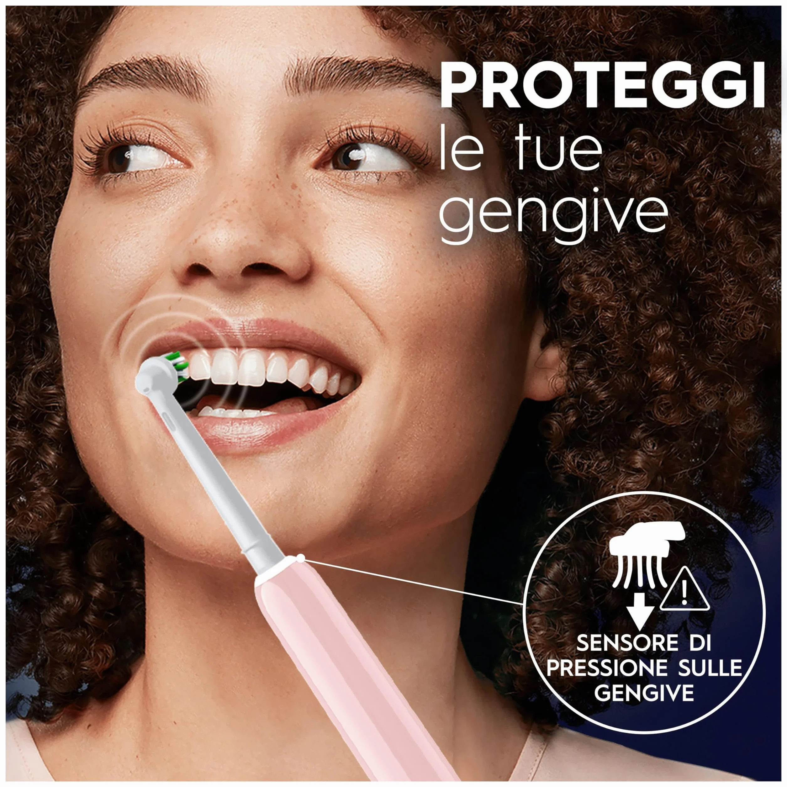 Oral-B Spazzolino Elettrico Ricaricabile Pro Series 1 Rosa con 1 Testina di Ricambio, 1 Custodia da Viaggio, 1 Spazzolino