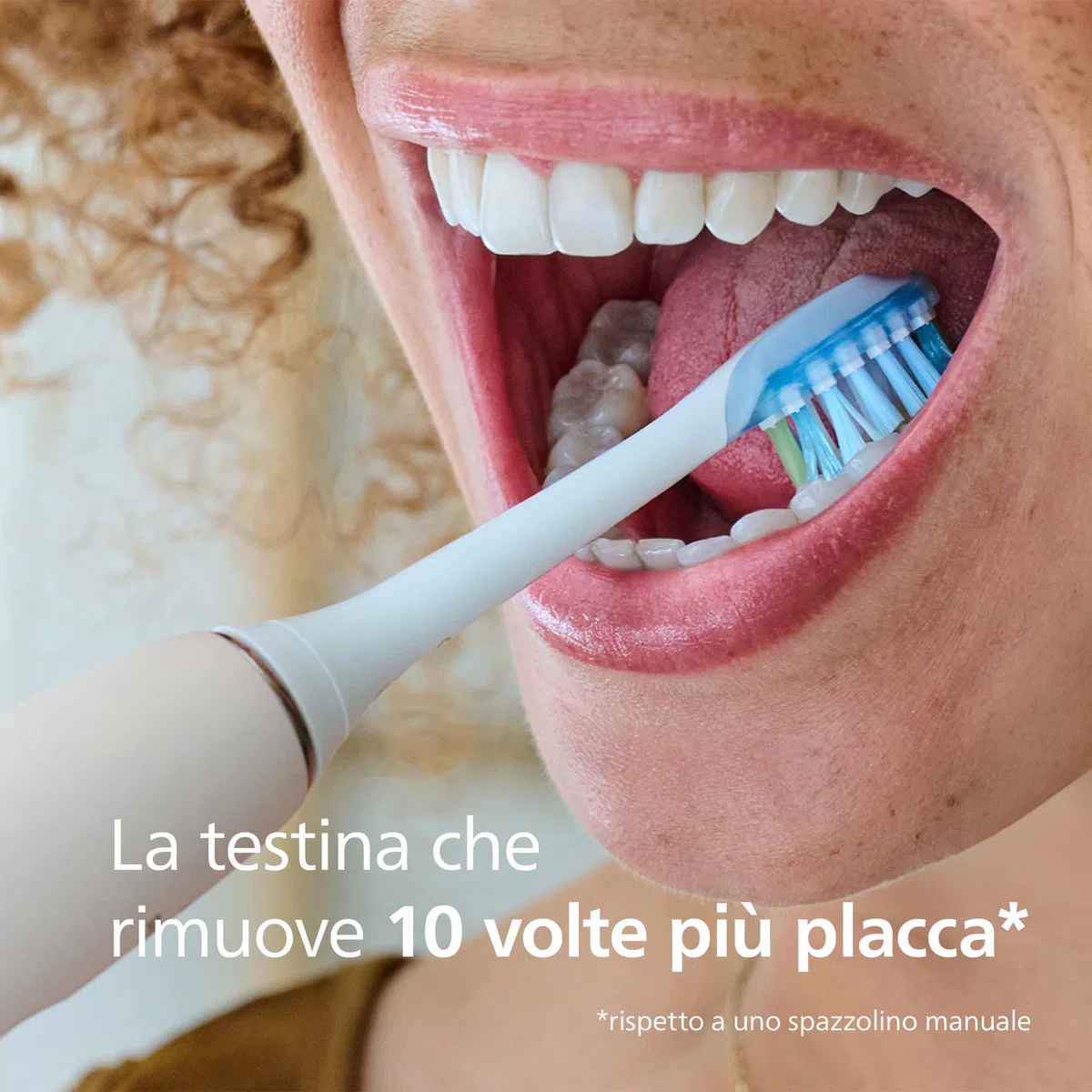 PHILIPS Sonicare C3 Premium Plaque Defence, testine di ricambio originali, bianco, confezione da 2, HX9042/87, Nuovo, 2 Testine