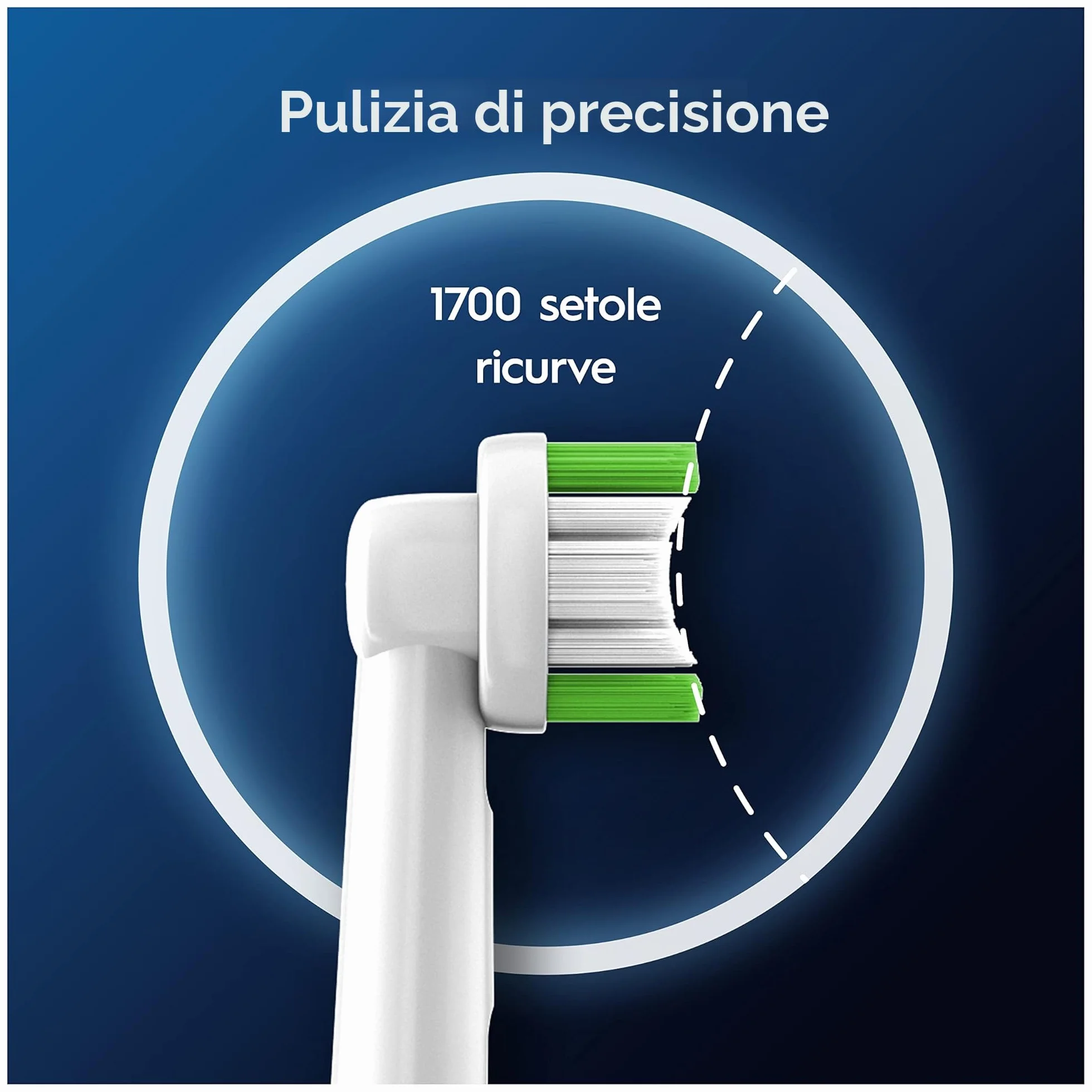 Oral-B Testine Di Ricambio per Spazzolino Elettrico Oral B, 12 Testine Pro Precision Clean, Per Una Pulizia Denti Efficace, Confezione Adatta Alla Buca Delle Lettere
