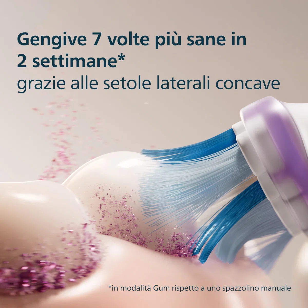 PHILIPS Sonicare G3 Premium Gum Care, testine di ricambio originali, bianco, confezione da 6, HX9056/87, Nuovo, 6 Testine