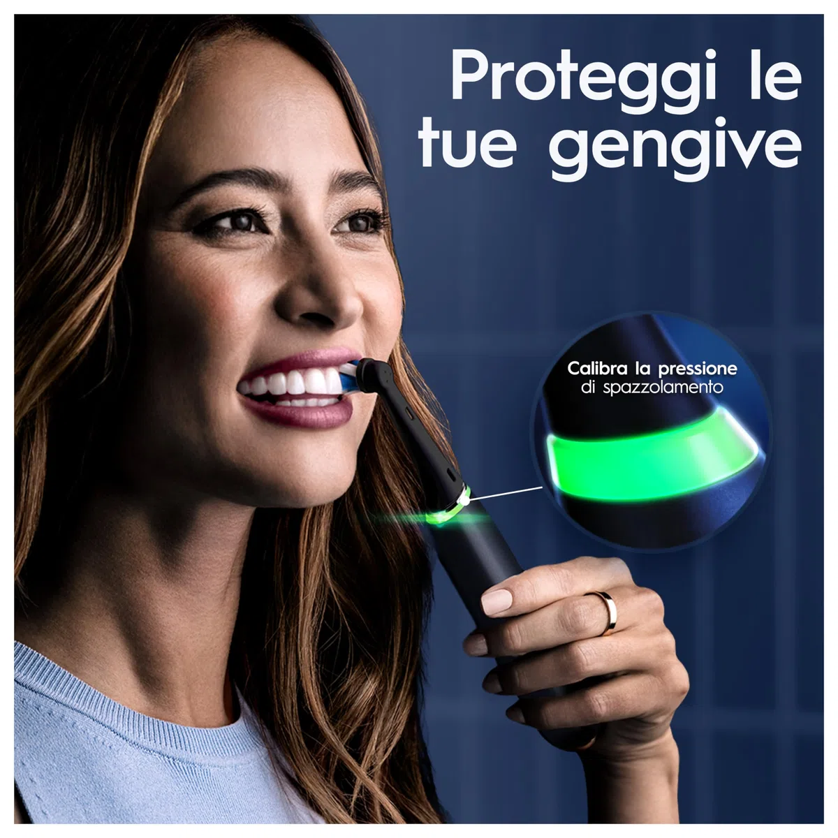 Oral-B Spazzolino Elettrico Ricaricabile iO 9 Nero, 3 Testine Oral B Di Ricambio, Spazzolino Elettrico, Custodia Da Viaggio con caricatore, Pulizia Denti Efficace