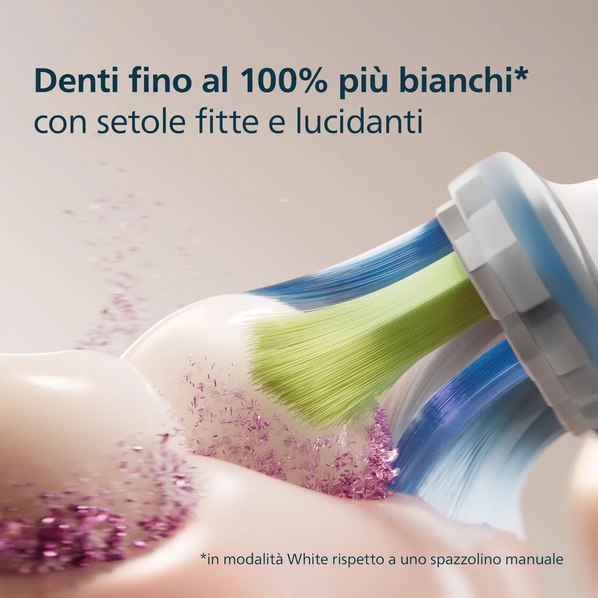 PHILIPS Sonicare C3 Premium Plaque Defence, testine di ricambio originali, bianco, confezione da 2, HX9042/87, Nuovo, 2 Testine