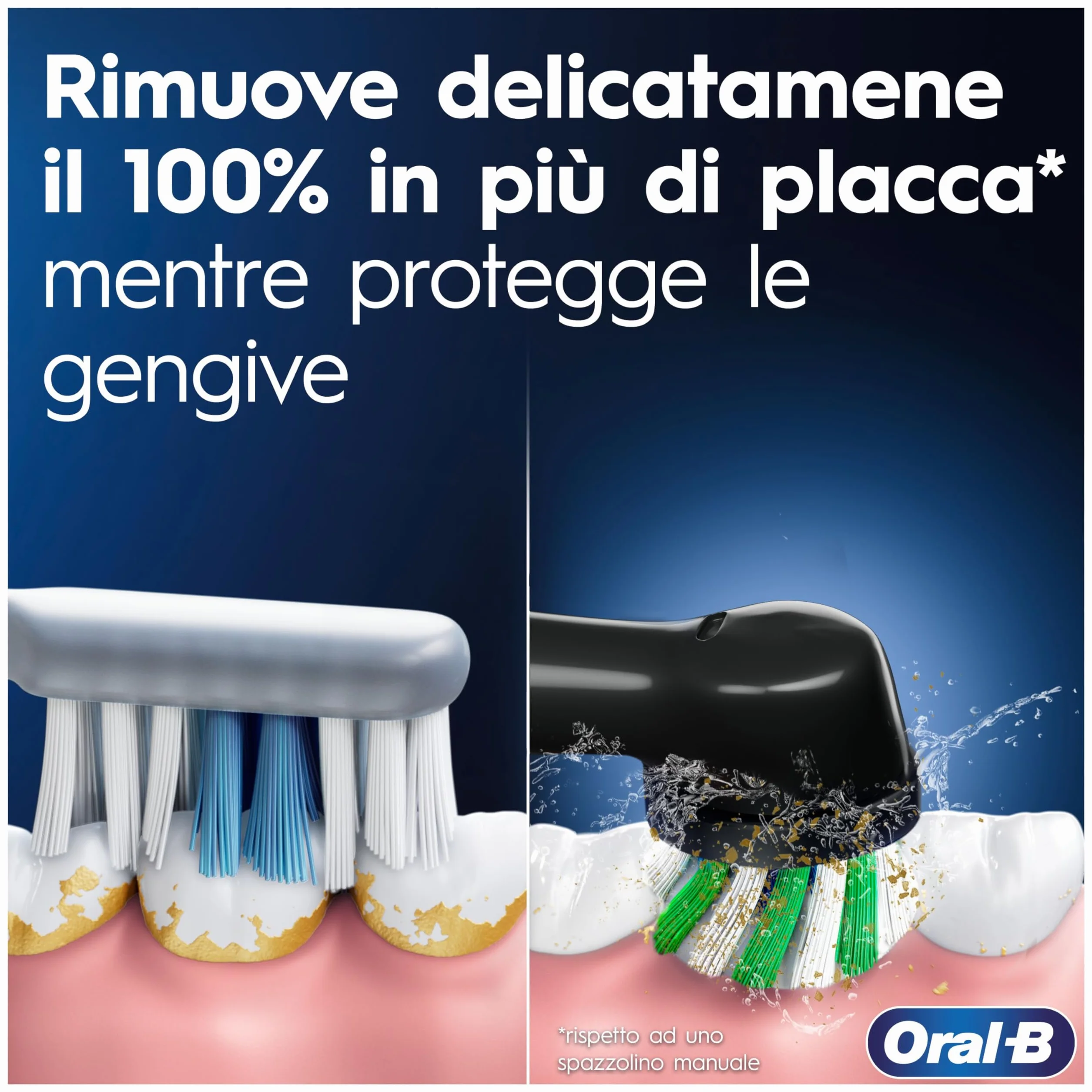Oral-B Spazzolino Elettrico Ricaricabile Pro Series 1 Rosa con 1 Testina di Ricambio, 1 Custodia da Viaggio, 1 Spazzolino