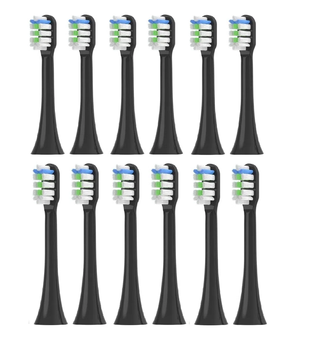 Testina Di Ricambio For Spazzolino Elettrico Sonico, Compatibile Con SOOCAS V1/X1/X3/X5/X3U/X3PRO/v1/v2(White4 Black4 Pink4)