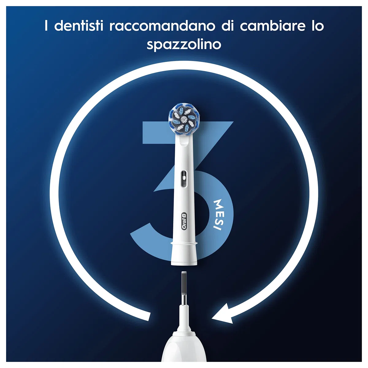 Oral-B Testine di Ricambio Sensitive Clean, Bianche, 10 Ricambi - 10 Testine di Ricambio per Spazzolino Elettrico, Rotonde Originali, Confezione Adatta alla Buca delle Lettere