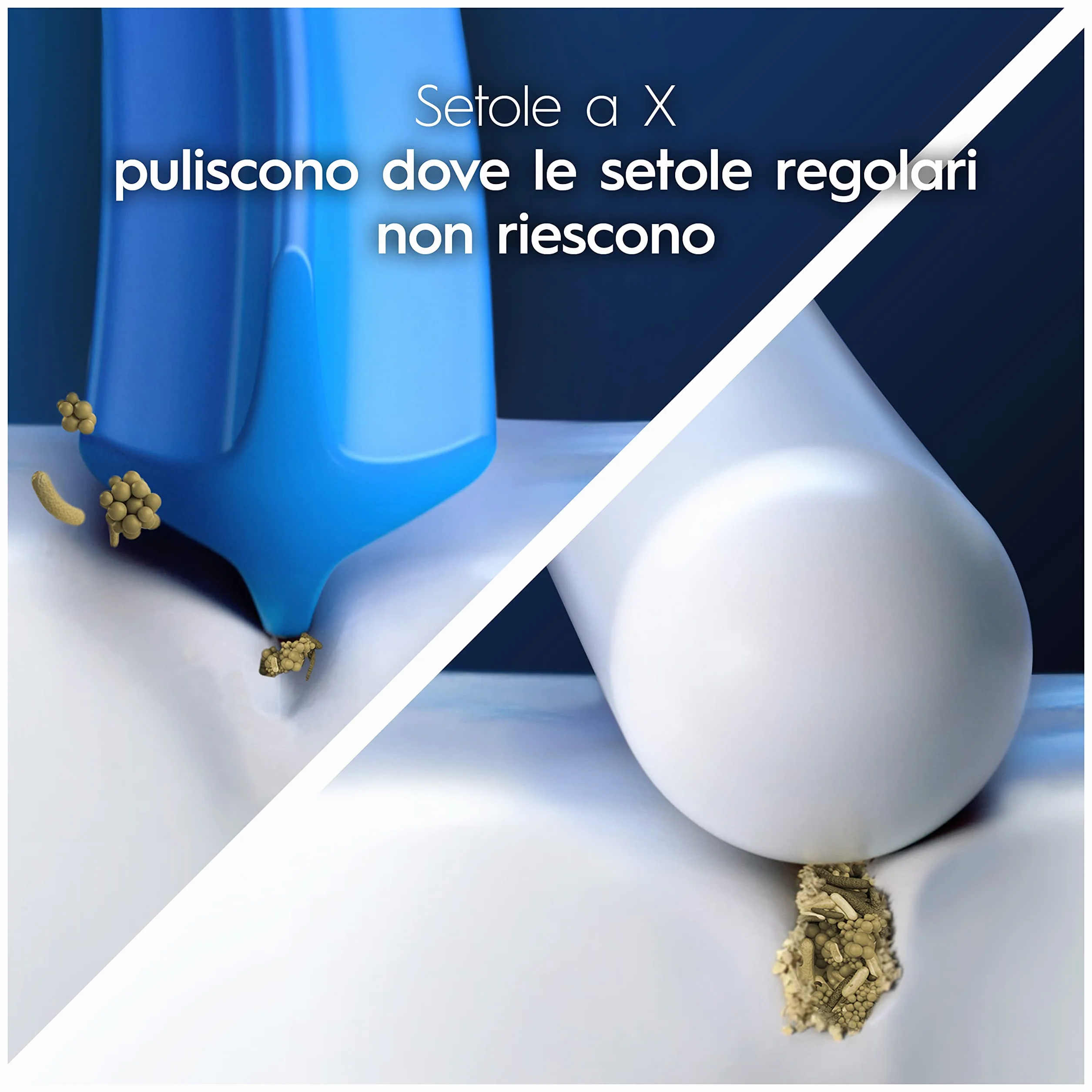 Oral-B Testina Di Ricambio PRO Cross Action Nera, Confezione Da 12 Testine