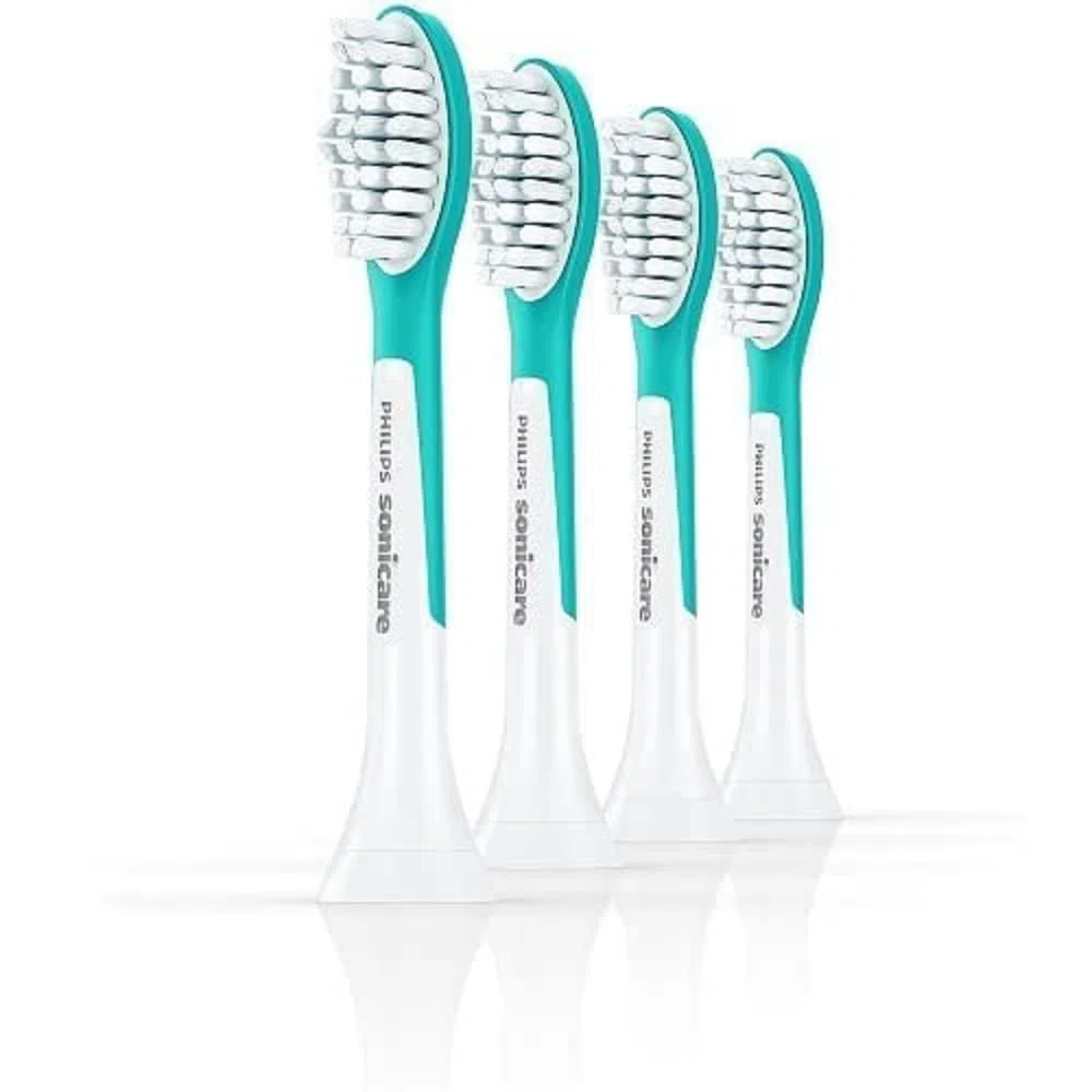 Philips Sonicare HX6044/33 - Testine di Ricambio per Spazzolini per Bambini, Extra soft [4 pezzi] - Prodotto vecchio